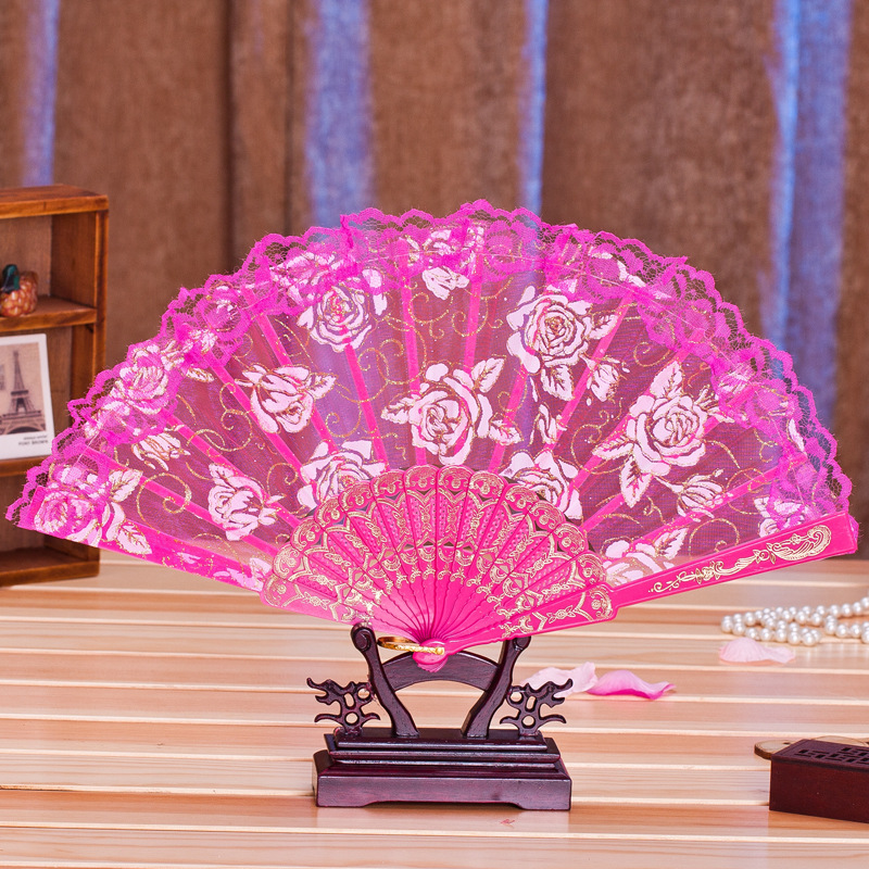 Dance props Lace rose dance Folding fan Dancing fan wholesalein the Home Daily , Fan/Mini Fan/Fitting/Ice pad/Ice stickers , Fan  category - from Buy2taobao.com to provide professional Taobao agent buy service