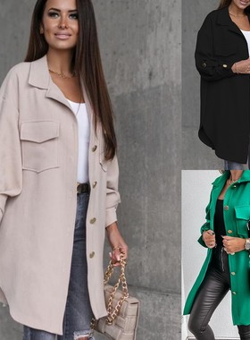 Autumn winter women long sleeved shirts ladies blouse coats