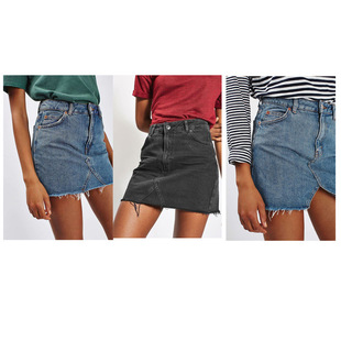 Women's casual denim dress short skirt jeans Skirts woman
