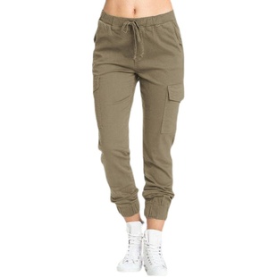 Sweat Pants pockets Jogger Trousers For Women Ladies overall
