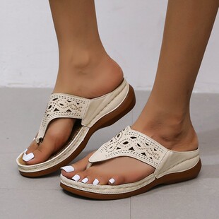 Slippers For size Sandals summer plus Wedge big Ladies Women