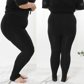 加绒打底裤 leggings winter lady 大码 size women plus underwear