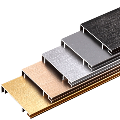 帅贵加厚款铝合金踢脚线配件专拍