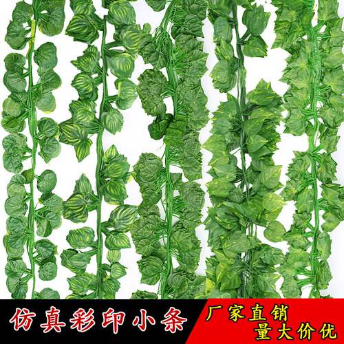 2米仿真叶假绿叶子爬山虎藤蔓