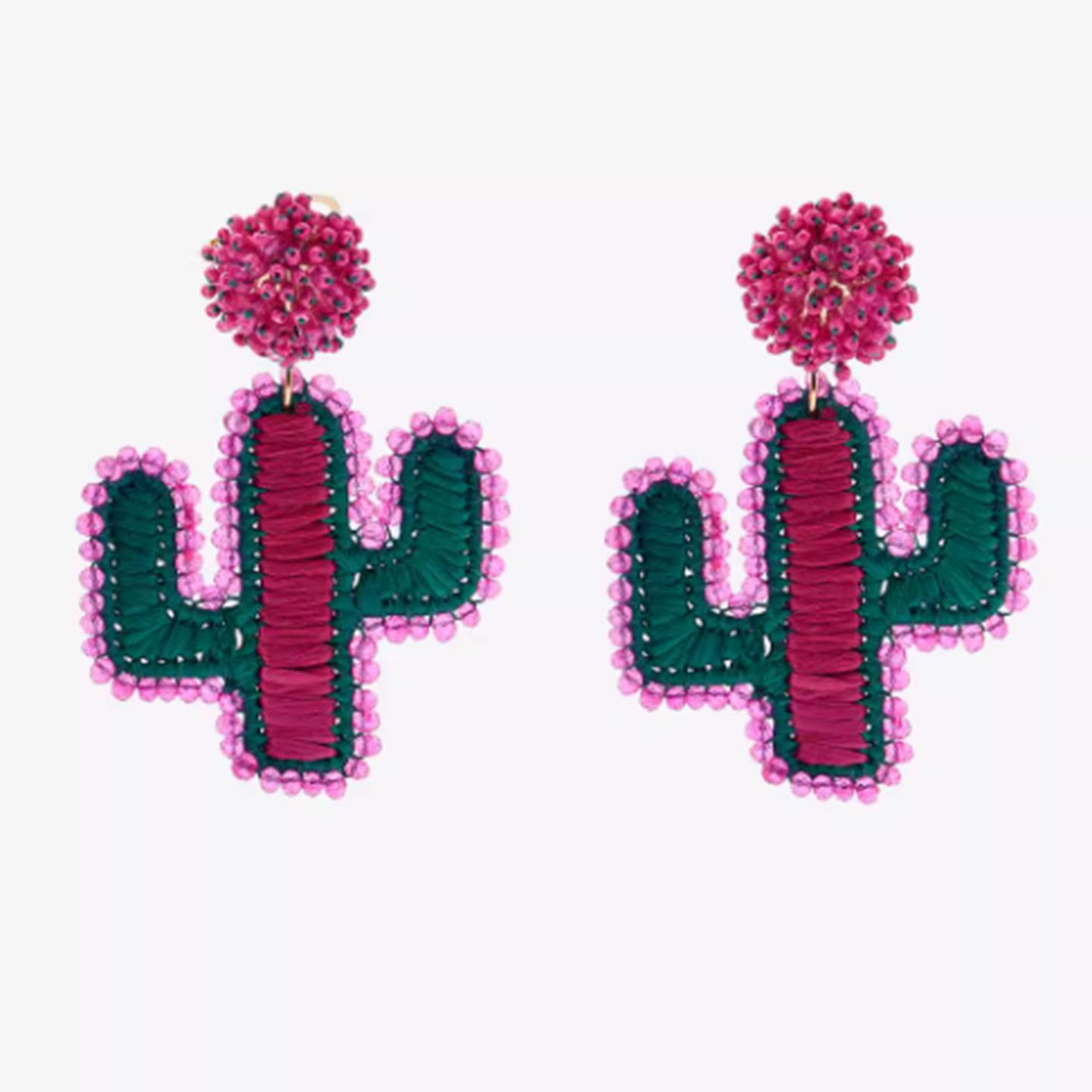 满39包邮za欧美夸张波西米亚手工编织耳环度假风耳饰无耳洞耳夹