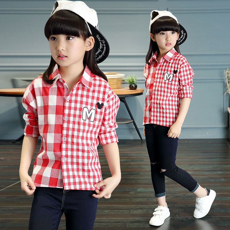 Chemise fille à manche longue - Ref 2086027 Image 1