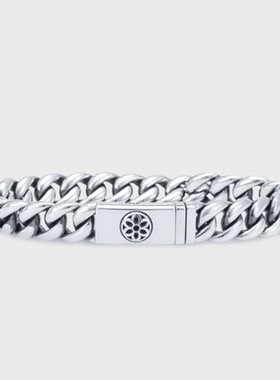 Goodart通用银百搭古巴手链