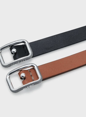 Goodart通用银百搭皮具皮手环