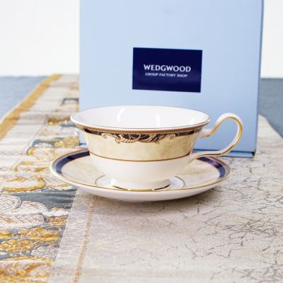 WEDGWOOD陶瓷描金咖啡杯套装