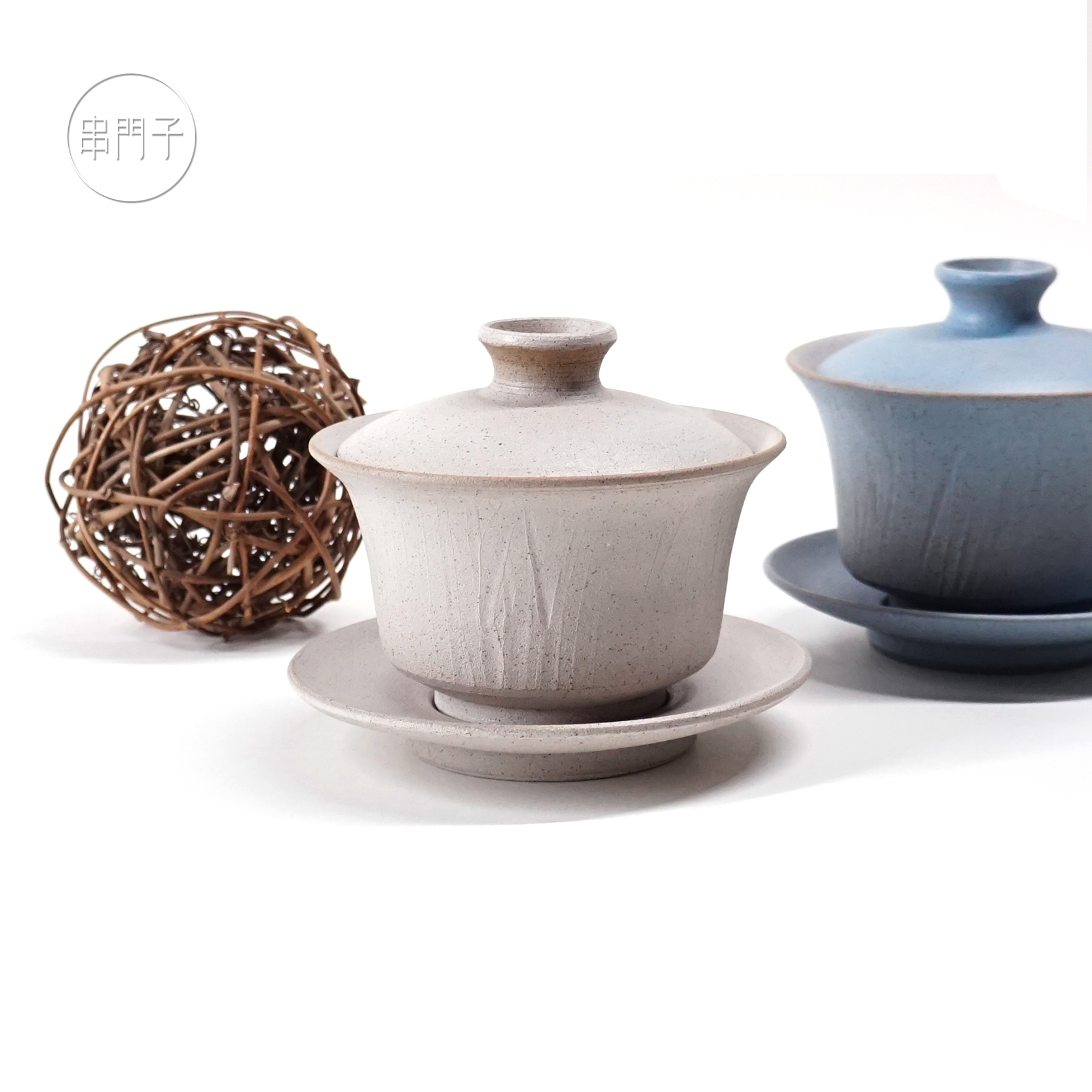 甚秋陶苑伊藤成二陶制盖碗