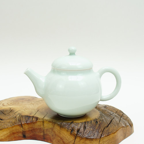 日本常滑烧青白瓷泡茶壶