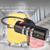 行李箱密码 小锁拉杆箱挂锁锌合金红点海关包 锁tsa海关锁迷你密码