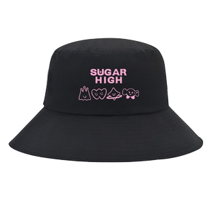王心凌SugarHigh演唱会同款粉丝应援男女周边印花渔夫帽遮阳盆帽