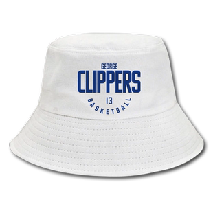 快船队伦纳德小卡乔治威少哈登篮球训练印花渔夫帽男女百搭盆帽子