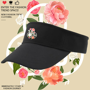 回春丹乐队粉丝应援周边印花空顶帽男女摇滚复古遮阳纯棉鸭舌帽子