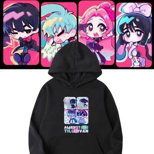 异形舞台周边alienstage ivan till同款男女秋冬宽松保暖连帽卫衣