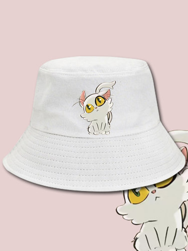 铃芽之旅大臣猫咪周边渔夫帽