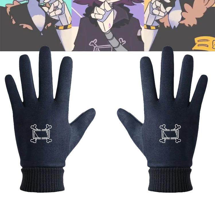 无机杀手周边男女印花触屏手套
