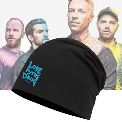 酷玩乐队同款印花男女包头帽