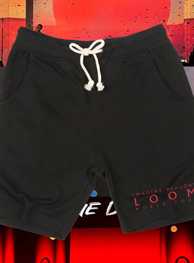 Imagine Dragons演唱会梦龙乐队应援周边巡演印花短裤男女宽松裤