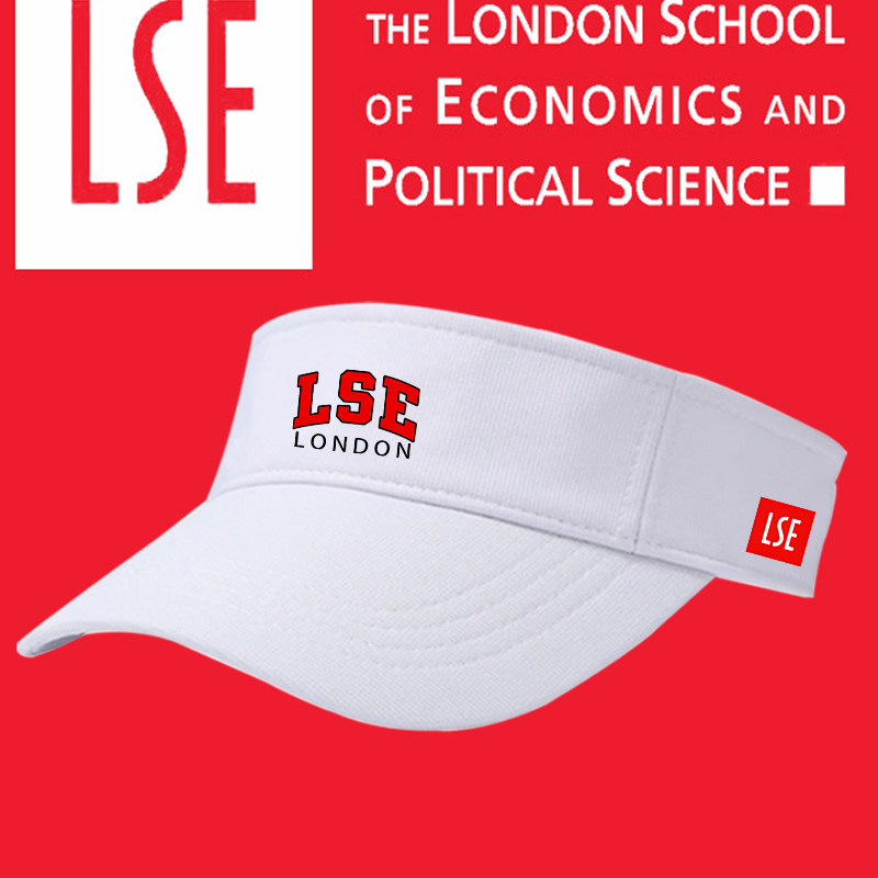 英国伦敦政治经济学院帽子纪念品周边LSE校服遮阳帽空顶帽无顶帽