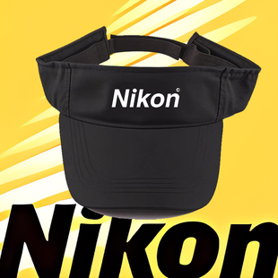 NIKON尼康相机爱好者摄影师印花空顶帽百搭时尚遮阳户外鸭舌帽子
