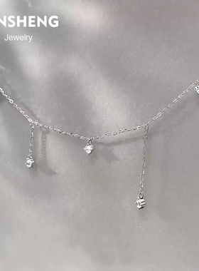 本笙Shining系列通体925纯银满天星项链法式高级感气质小众饰品