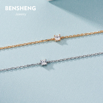 迷你方糖手链BENSHENG925纯银