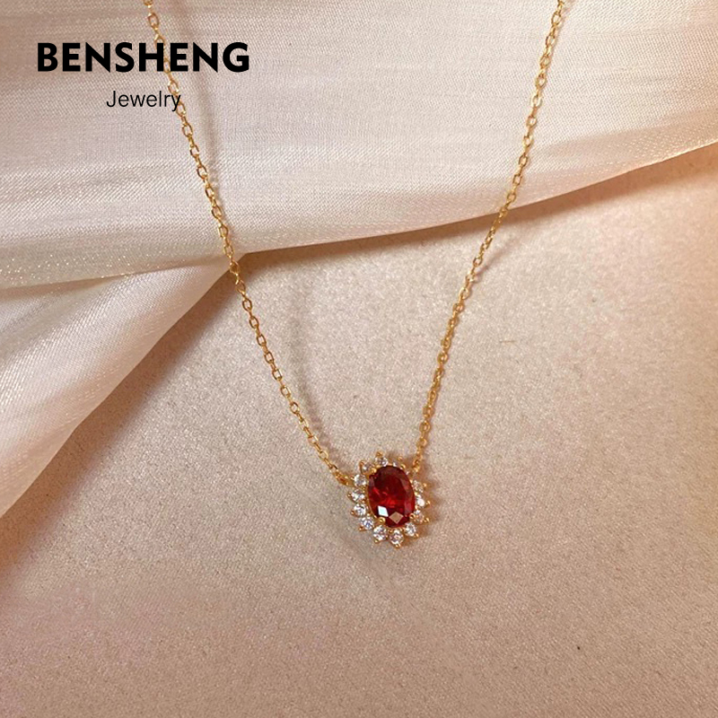 BENSHENG925银复古宫廷风项链女