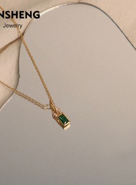 售完无补-风铃925纯银项链女锁骨链shining法式复古轻奢小众饰品