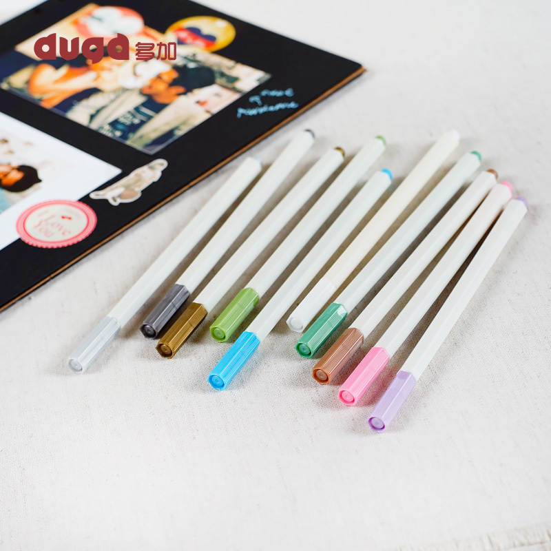 彩色涂鸦笔 水 diy相册黑卡油彩笔 装饰笔 多用途