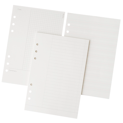 a5全系列活页内页纸方格康奈尔