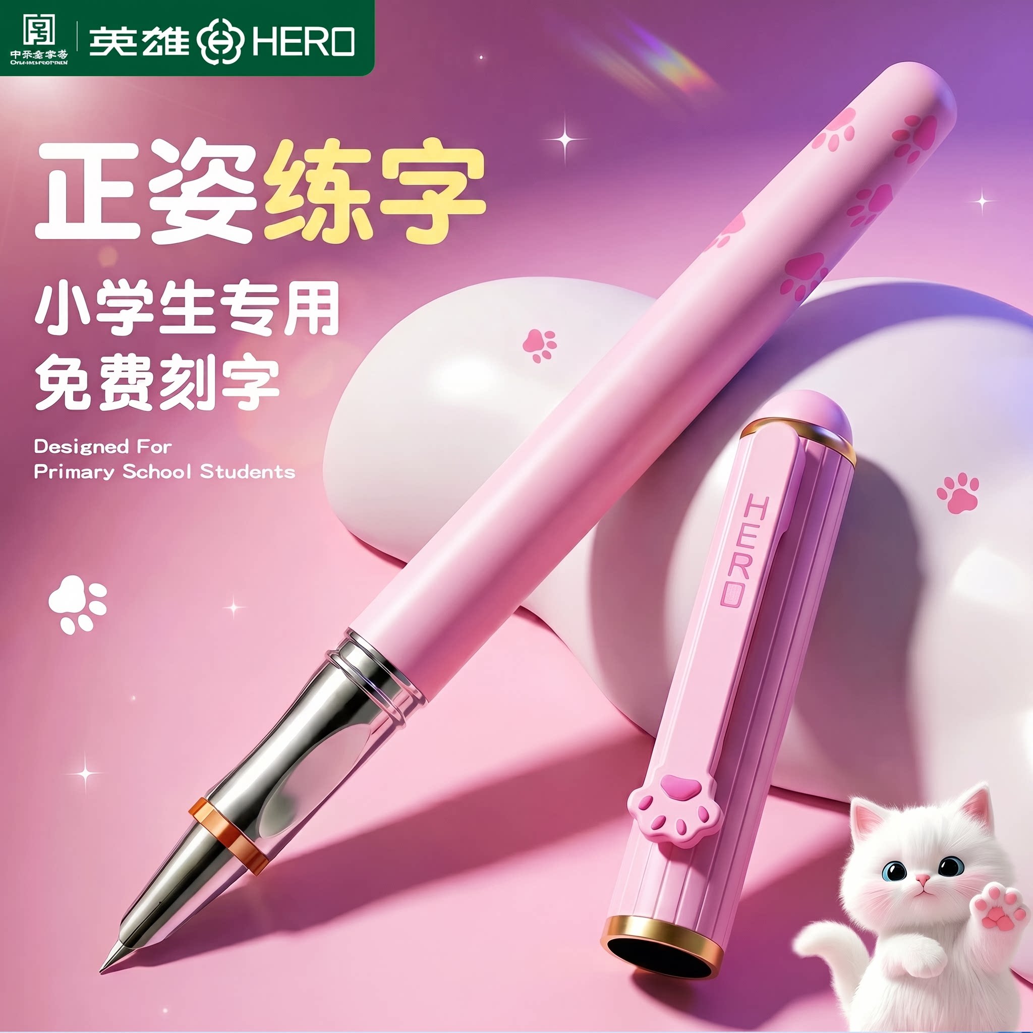 英雄牌钢笔三年级小学生专用练字图片