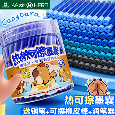 英雄可擦钢笔墨囊小学生专用练字