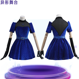 美智铁线莲连衣裙cos二次元 mizi 动漫服全套 Stage 异形舞台Alien
