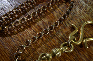 饰黄铜钱包财布防盗裤 阿美咔叽 手工装 复古RRL风格 链 vintage美式