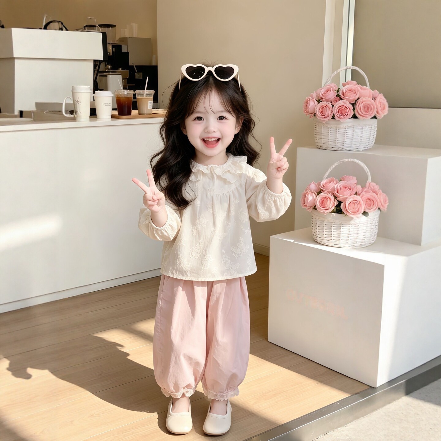 女童甜美套装2026秋季新款儿套装