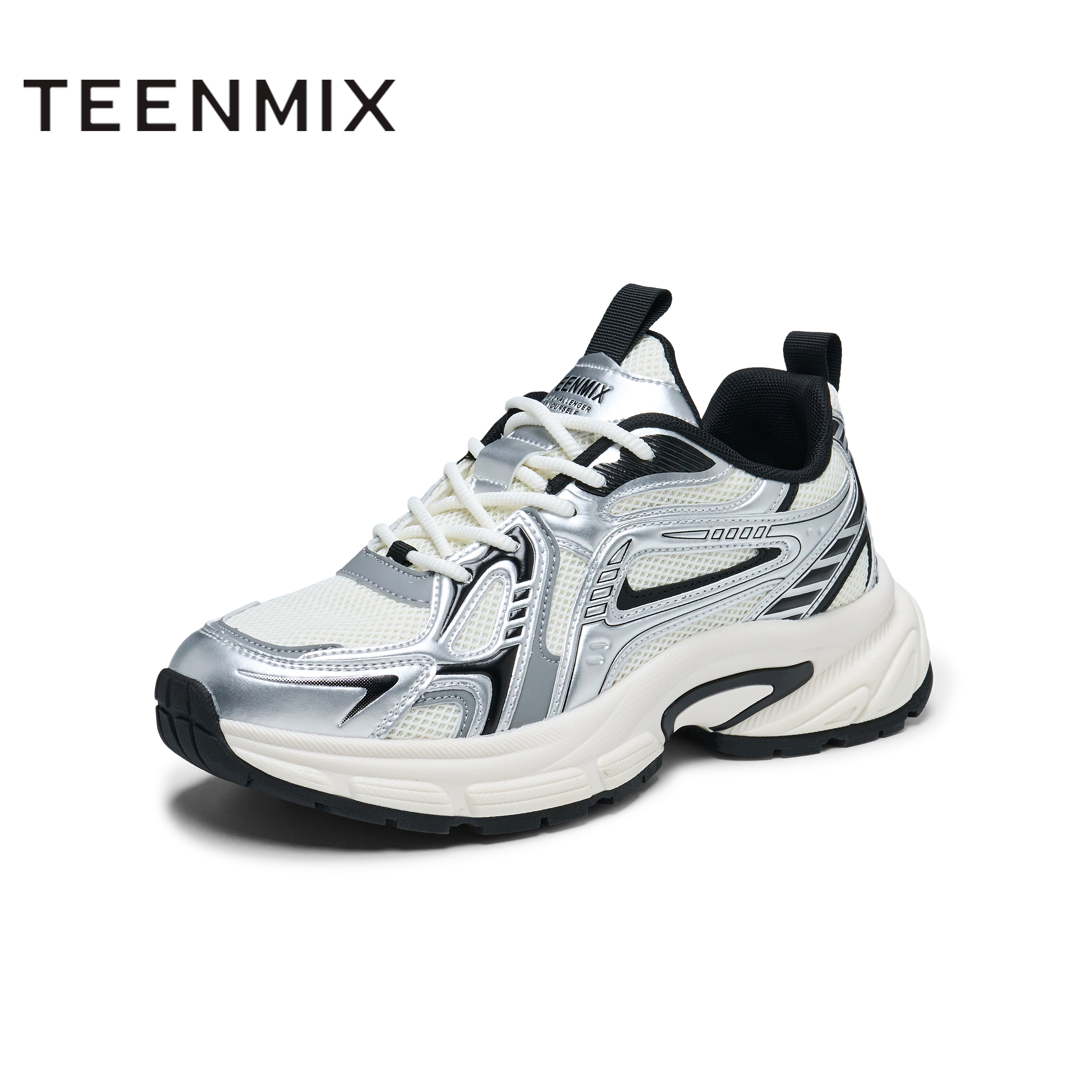 天美意2025新款商场同款通勤厚底百搭男老爹鞋3UC01AM5