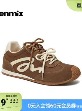 天美意2026春新款双鞋带百搭复古运动休闲潮流女德训鞋KG161AM6