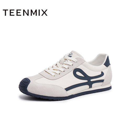 天美意春新款商场同款运动休闲阿甘鞋百搭男德训鞋3VW01CM5