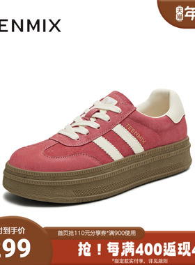 天美意2025夏新款复古百搭休闲运动户外潮流女德训鞋BJ541BM5