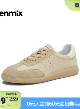 天美意2026春新款运动休闲复古百搭系带通勤女德训鞋KG159AM6