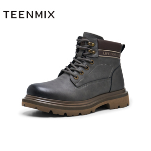 天美意冬新款 户外工装 百搭日常男工装 靴3YR01DD4 商场同款