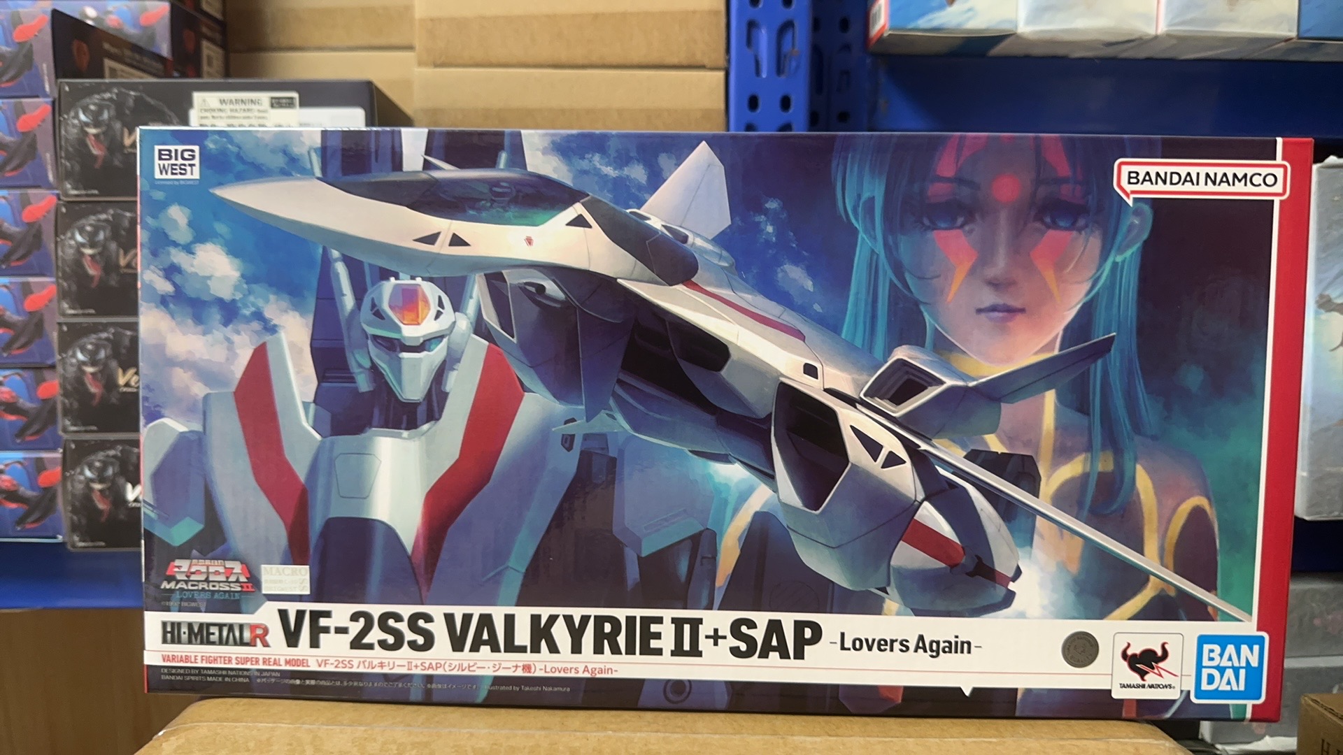 全新现货万代BANDAI超时空要塞VF-25S+SAP机甲可动成品模型