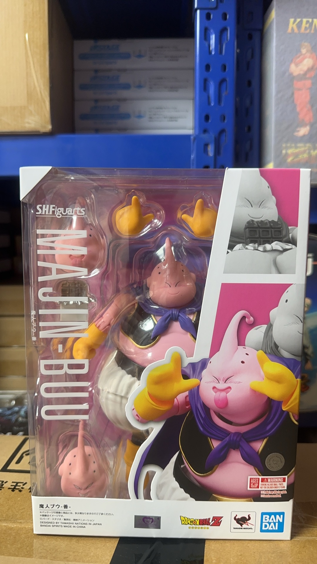 全新现货Bandai 万代SHF 龙珠 魔人布欧善七龙珠可动手办模型