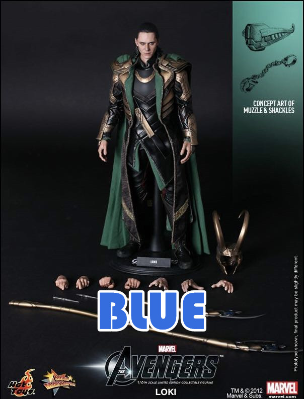 全新现货 hottoys ht 1/6 复仇者联盟 邪神 洛基1.0 loki  mms176