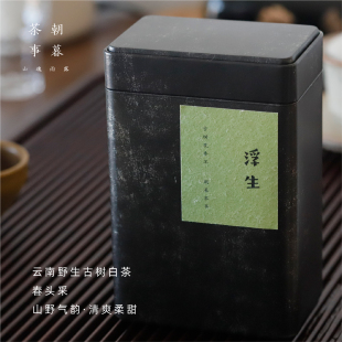 浮生·2025年云南野生古树白茶春采原始森林山野气韵甘甜特级白茶
