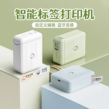 精臣D110智能标签打印机家用手持小型迷你收纳幼儿园防水姓名贴打印机定制透明彩色不干胶防水贴纸蓝牙标签机