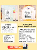 B31热敏纸食品样品标签包装 Niimbot 袋不干胶散 B21 B3S B203