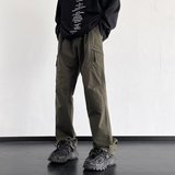 新款男生速干防水裤工装裤多袋裤冲锋裤长裤纯色3319-P50，男装工装外套，1203-1（原钱塘5012-1）